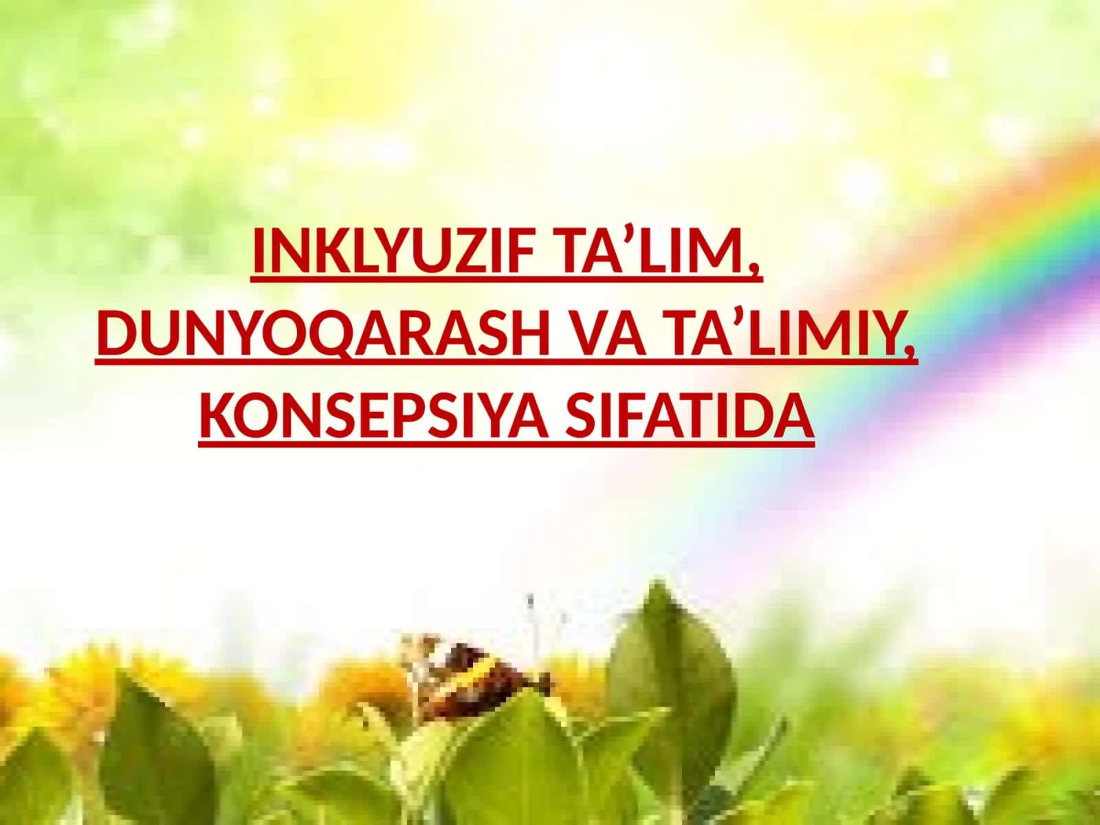 Inklyuziv ta'lim 1