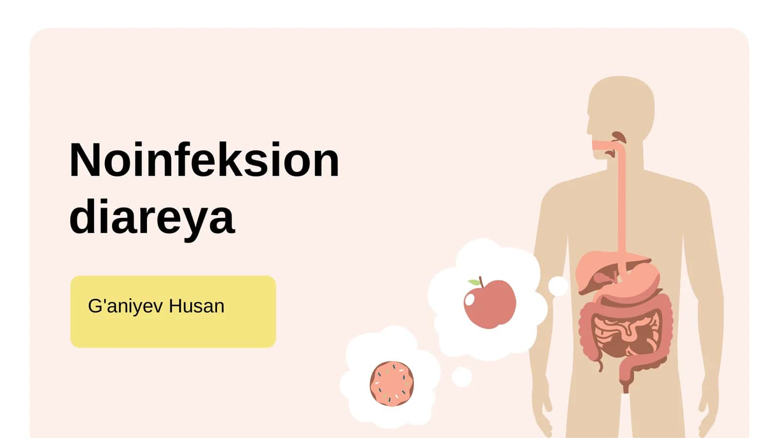 Noinfeksion diareya 1