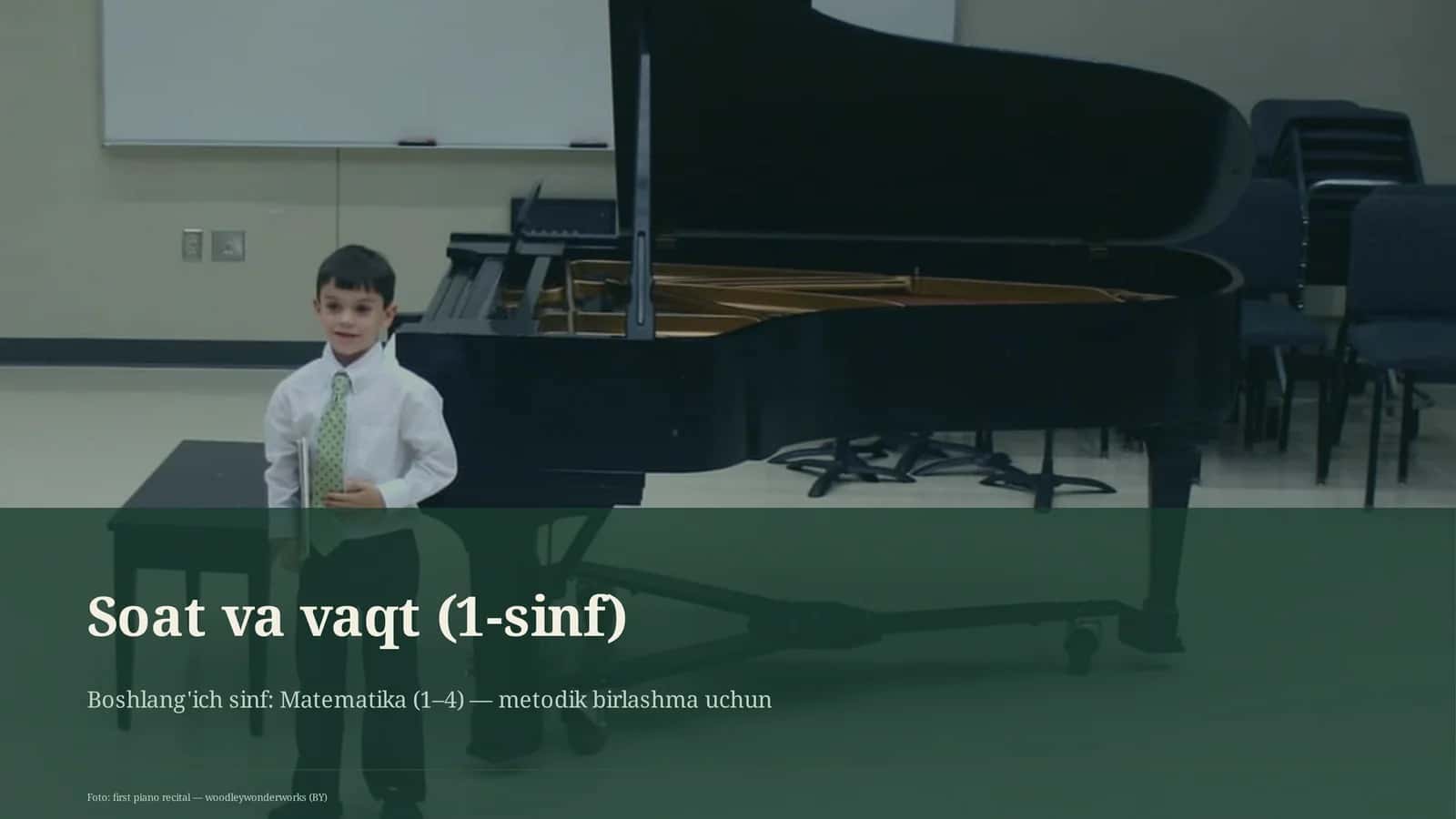 Soat va vaqt (1-sinf) 1
