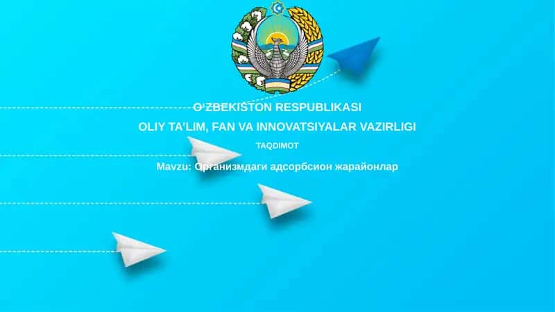 Adsorbsiya asoslari va mexanizmlari 1
