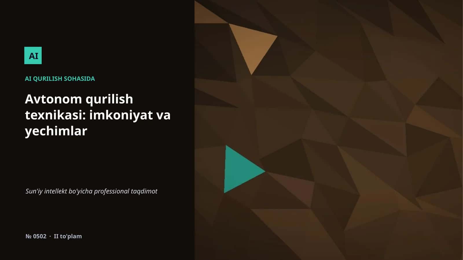 AI QURILISH SOHASIDA 1
