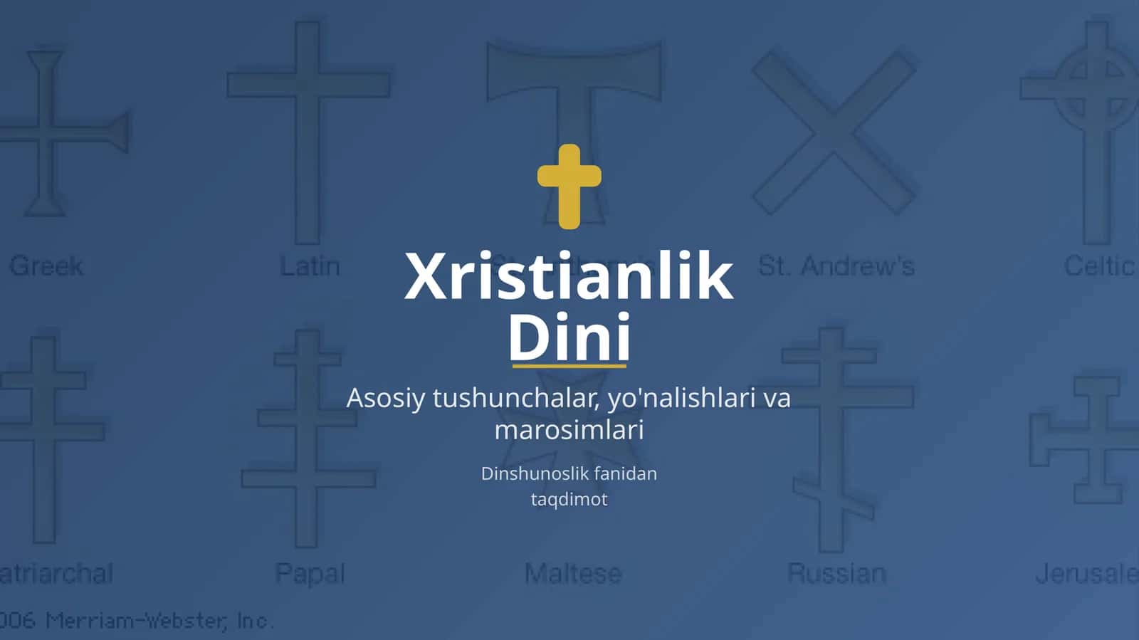 xristianlik dini 1