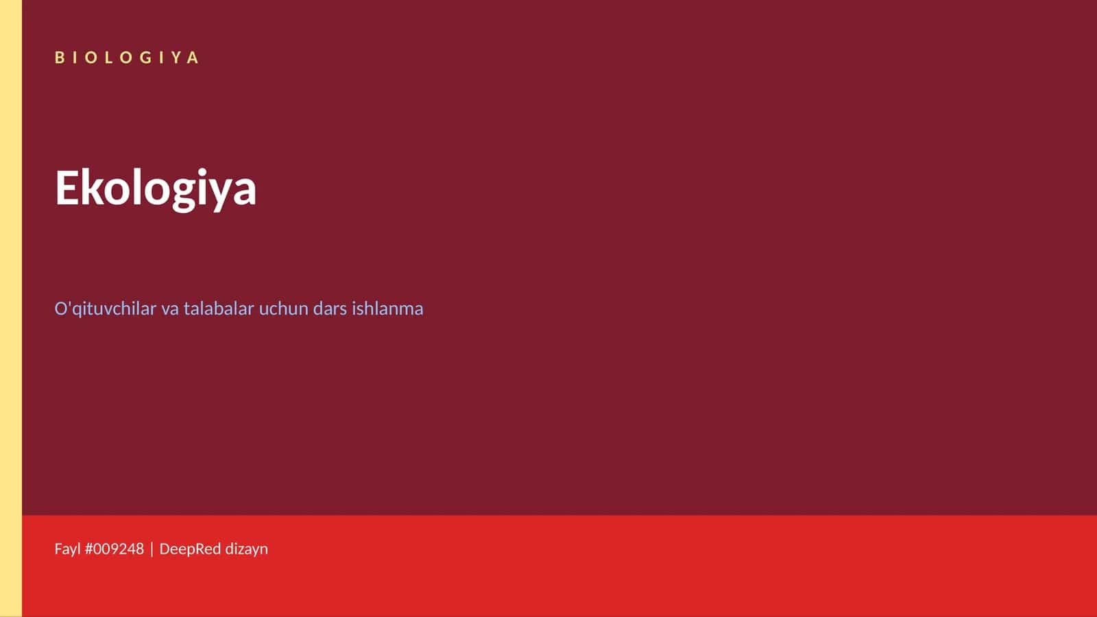 BIOLOGIYA 1