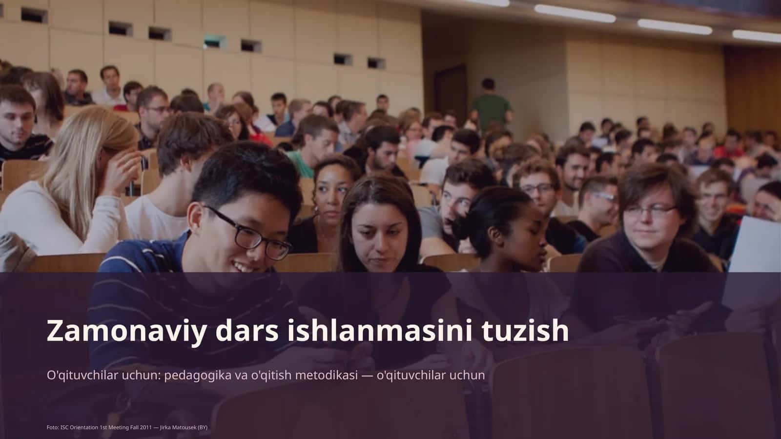 Zamonaviy dars ishlanmasini tuzish 1