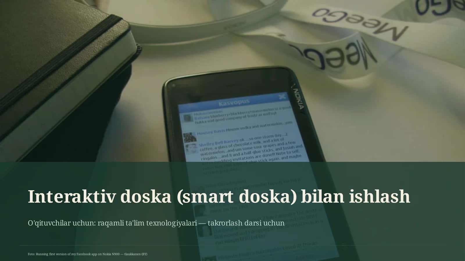 Interaktiv doska (smart doska) bilan ishlash 1