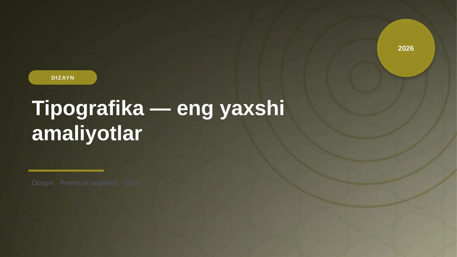 Tipografika — eng yaxshi amaliyotlar 1