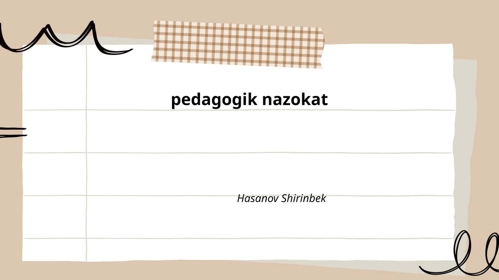 Pedagogik nazokat 1