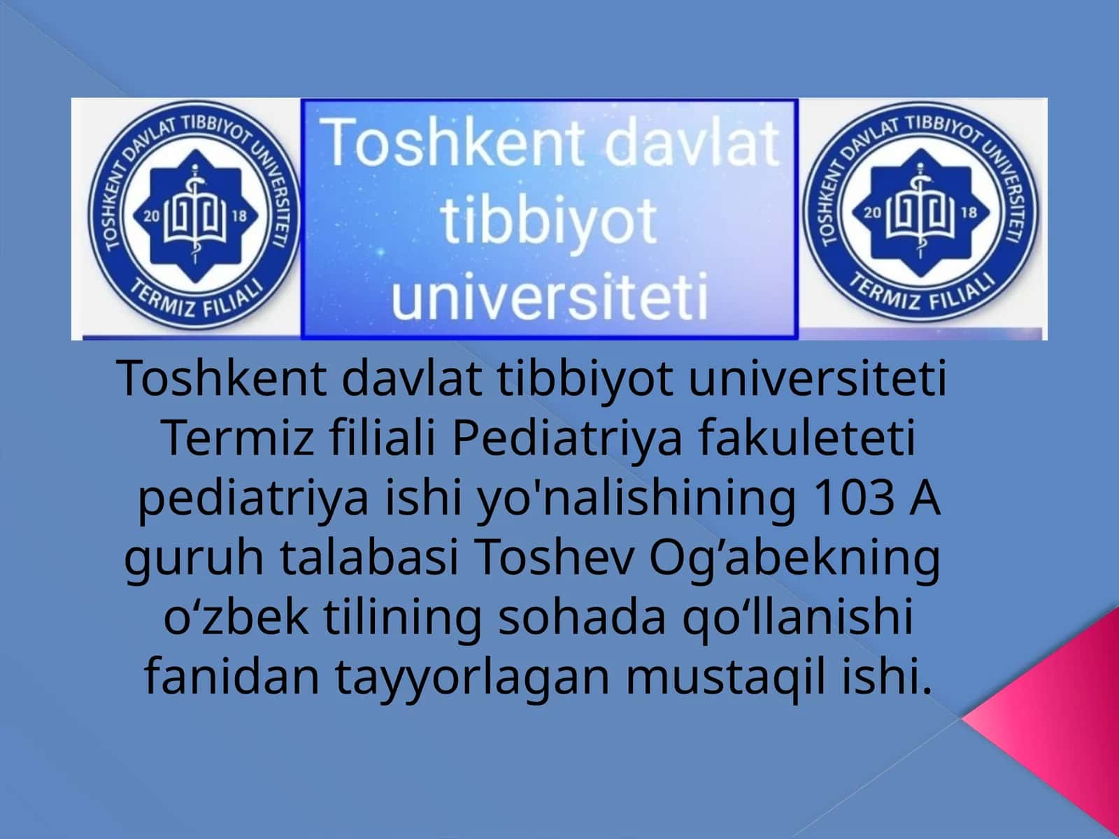 Shifokorning nutq madaniyati 1