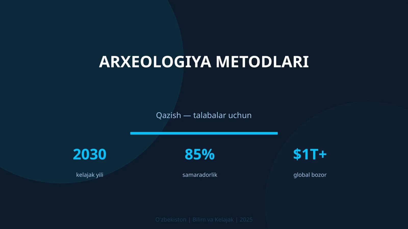 ARXEOLOGIYA METODLARI 1