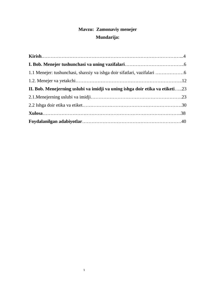 Zamonaviy menejer 1