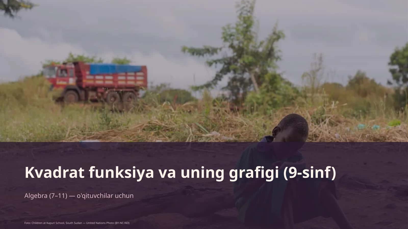 Kvadrat funksiya va uning grafigi (9-sinf) 1