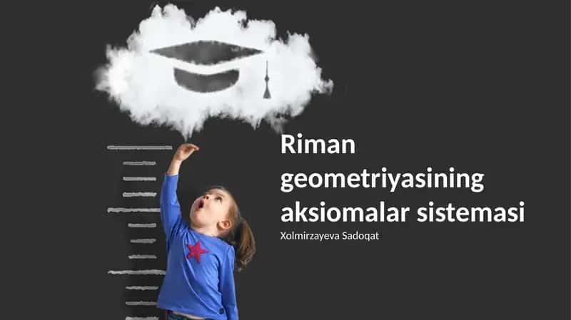 Riman geometriyasining aksiomalar sistemasi 1