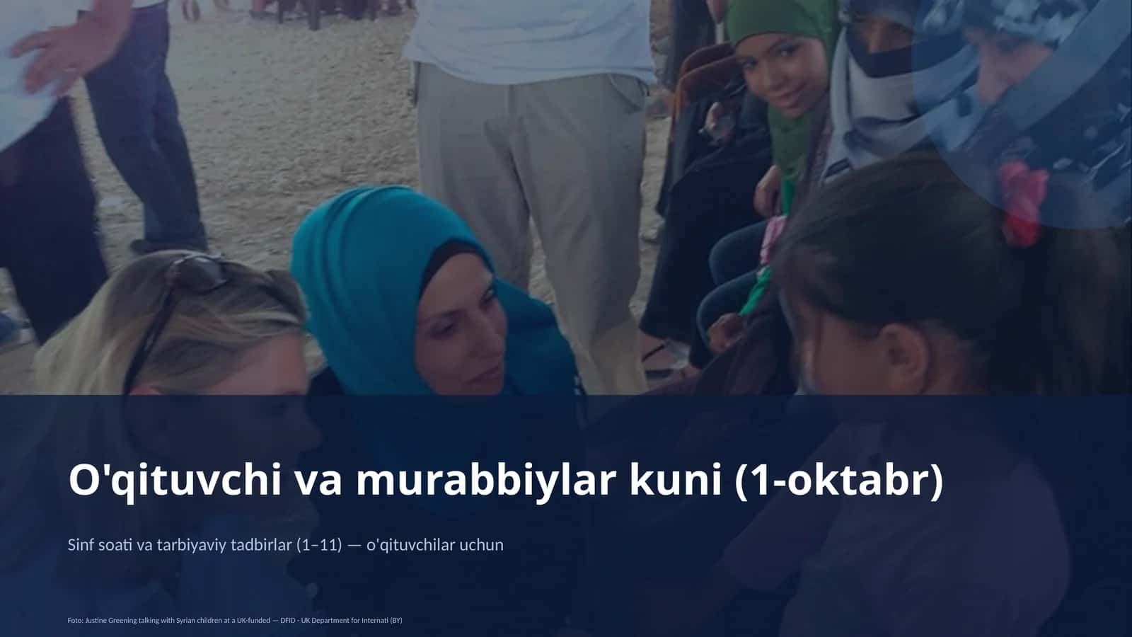 O'qituvchi va murabbiylar kuni (1-oktabr) 1
