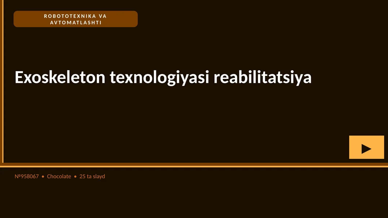 ROBOTOTEXNIKA VA AVTOMATLASHTI 1