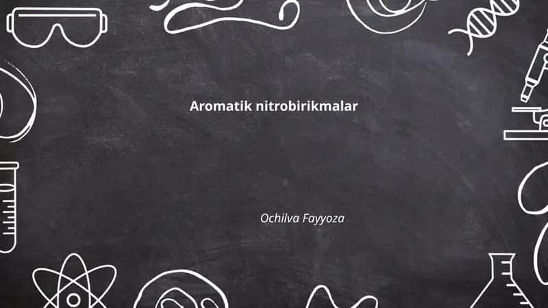 Aromatik nitrobirikmalar 1