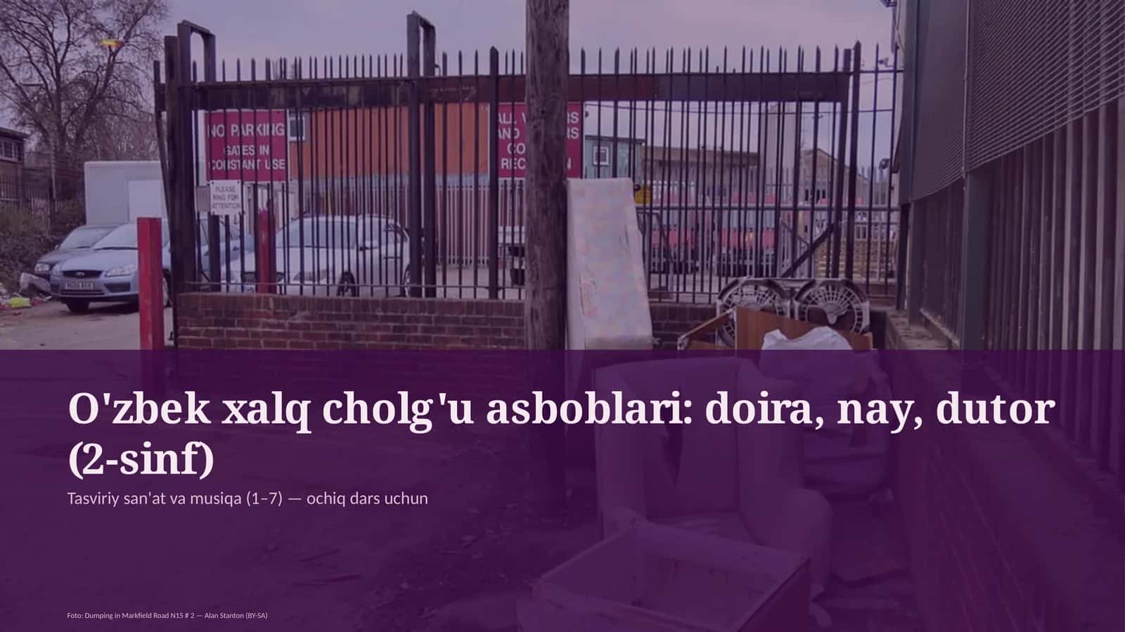 O'zbek xalq cholg'u asboblari: doira, nay, dutor (2-sinf) 1