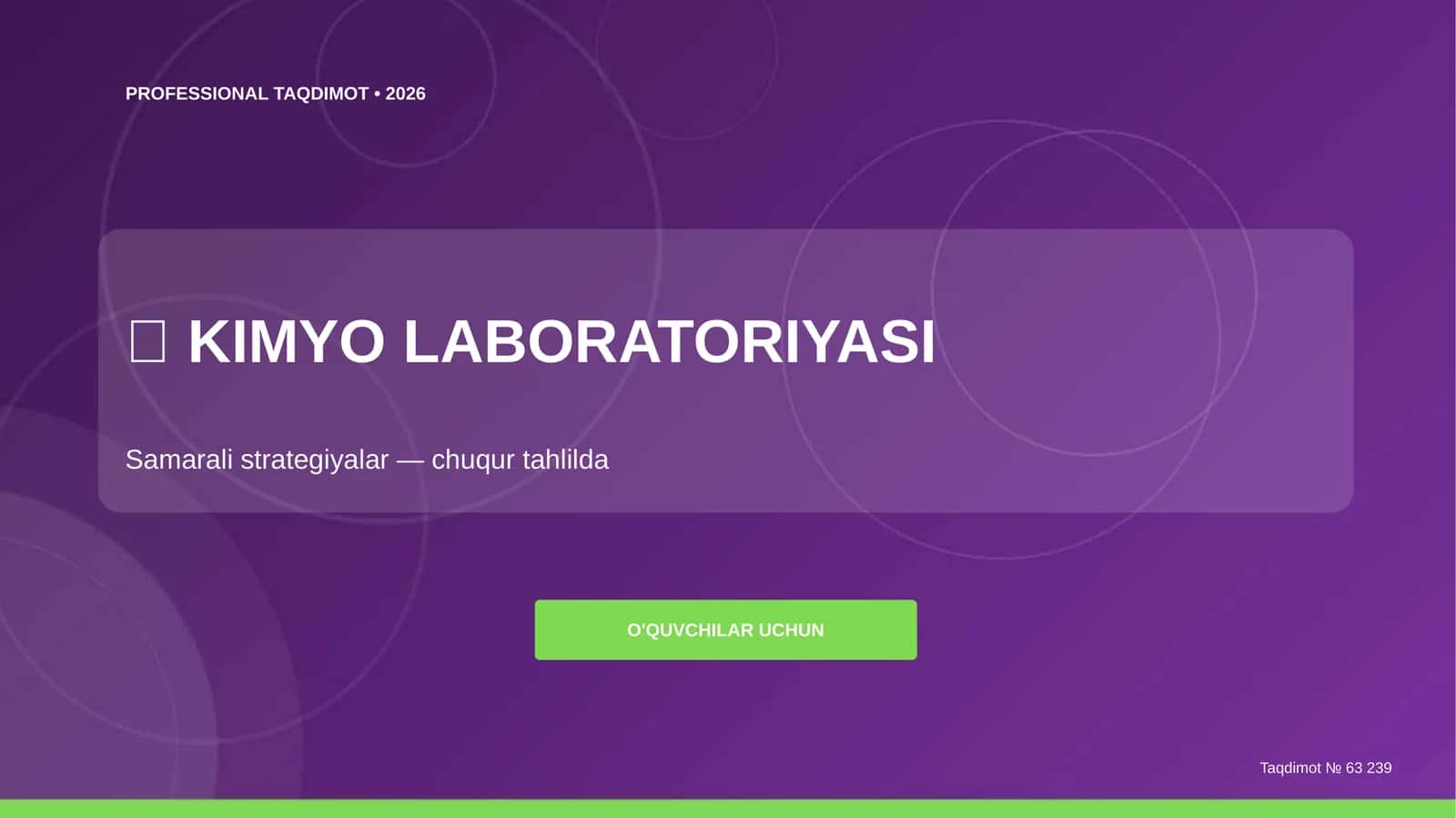 KIMYO LABORATORIYASI 1