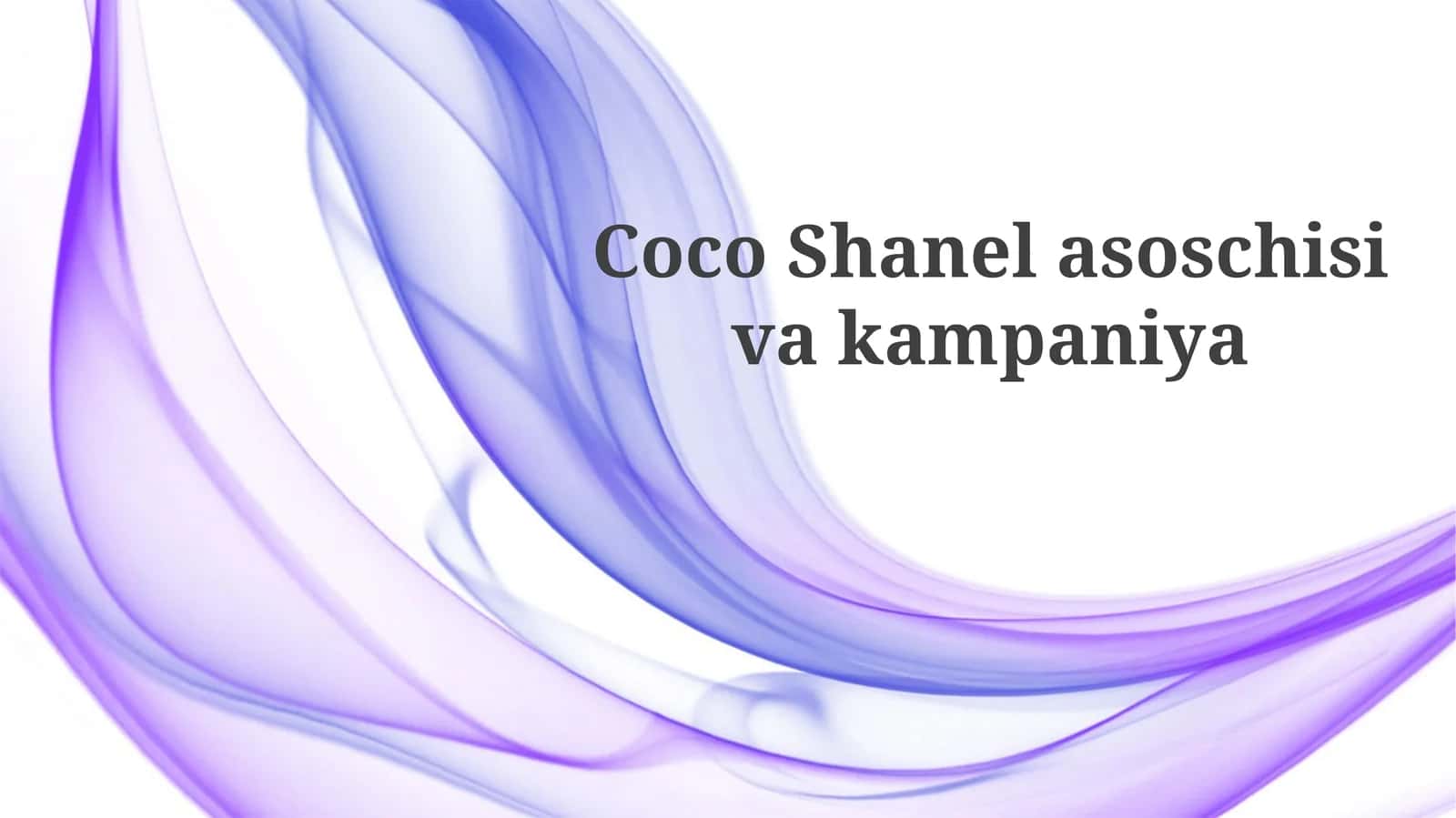 Coco Chanel: Hayot, Afsona va Tashkilot 1