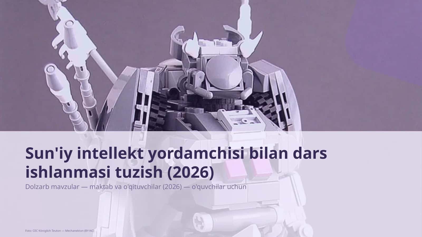 Sun'iy intellekt yordamchisi bilan dars ishlanmasi tuzish 1