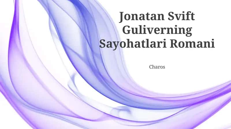 Gulliverning sayohatlari 1