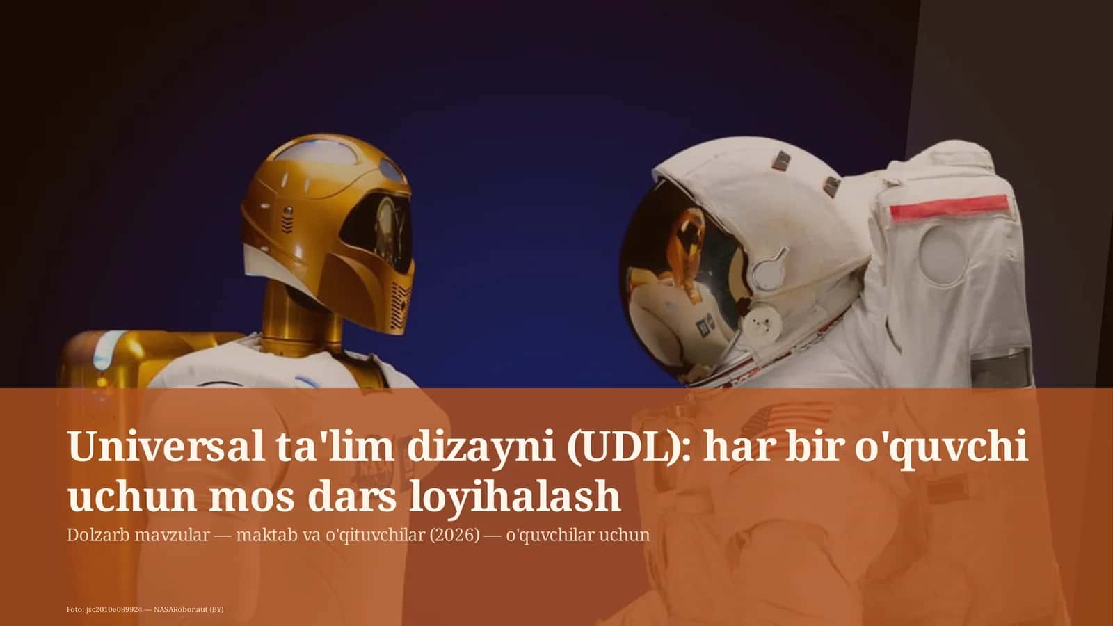 Universal ta'lim dizayni (UDL) 1