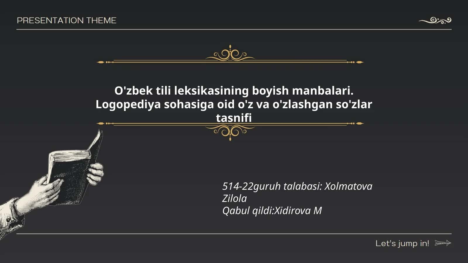 O'zbek tili leksikasining boyish manbalari 1