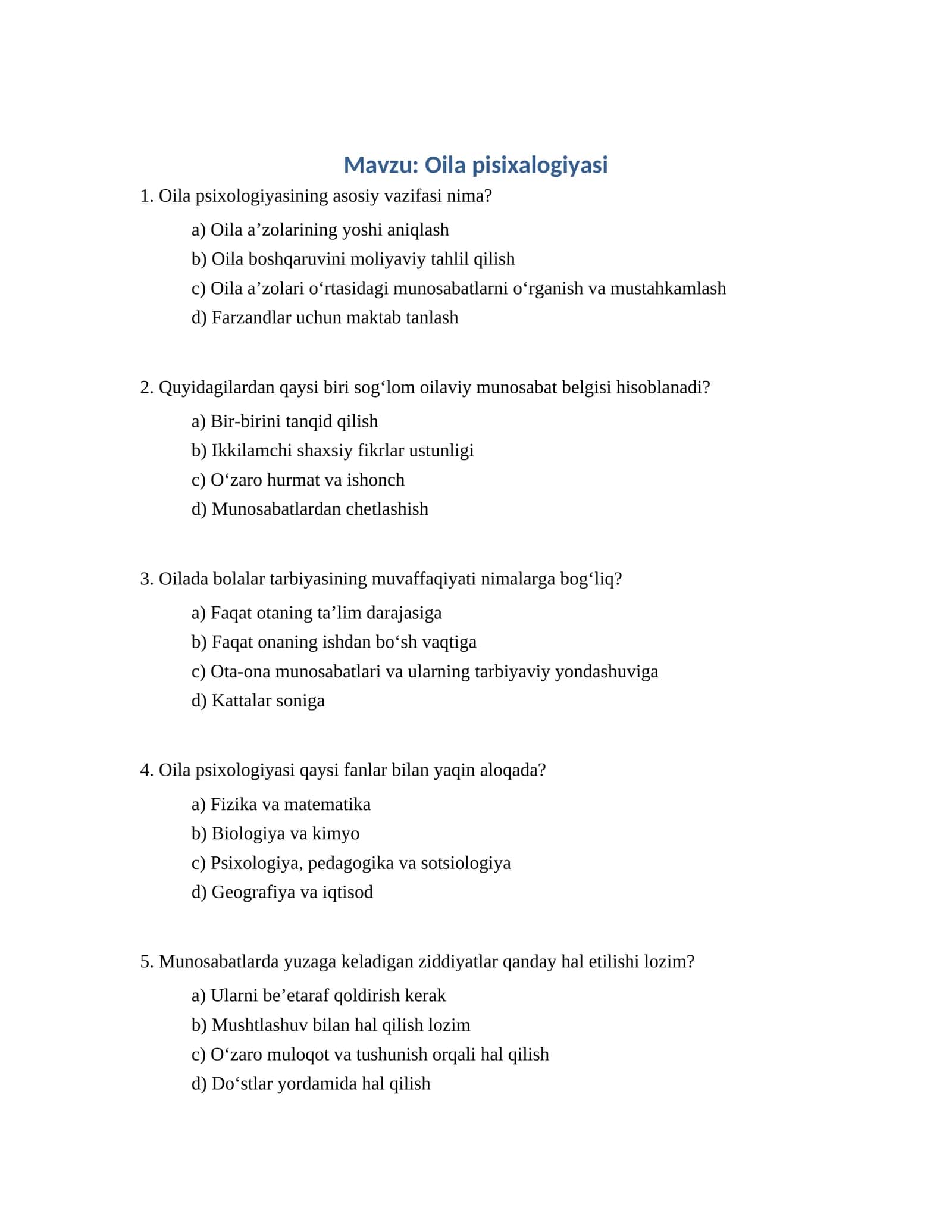 Oila psixologiyasi 1