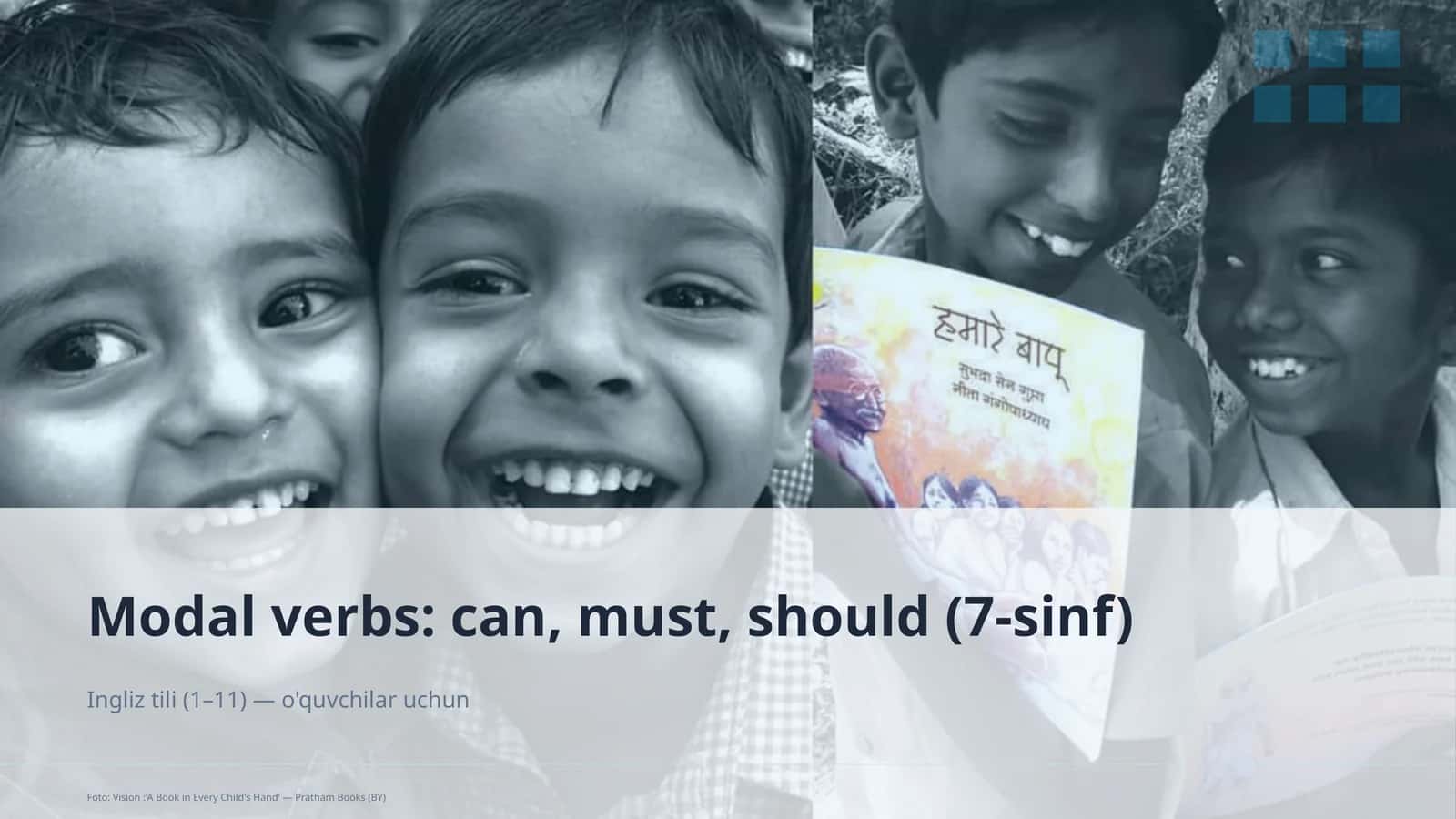 Modal verbs: can, must, should (7-sinf) 1