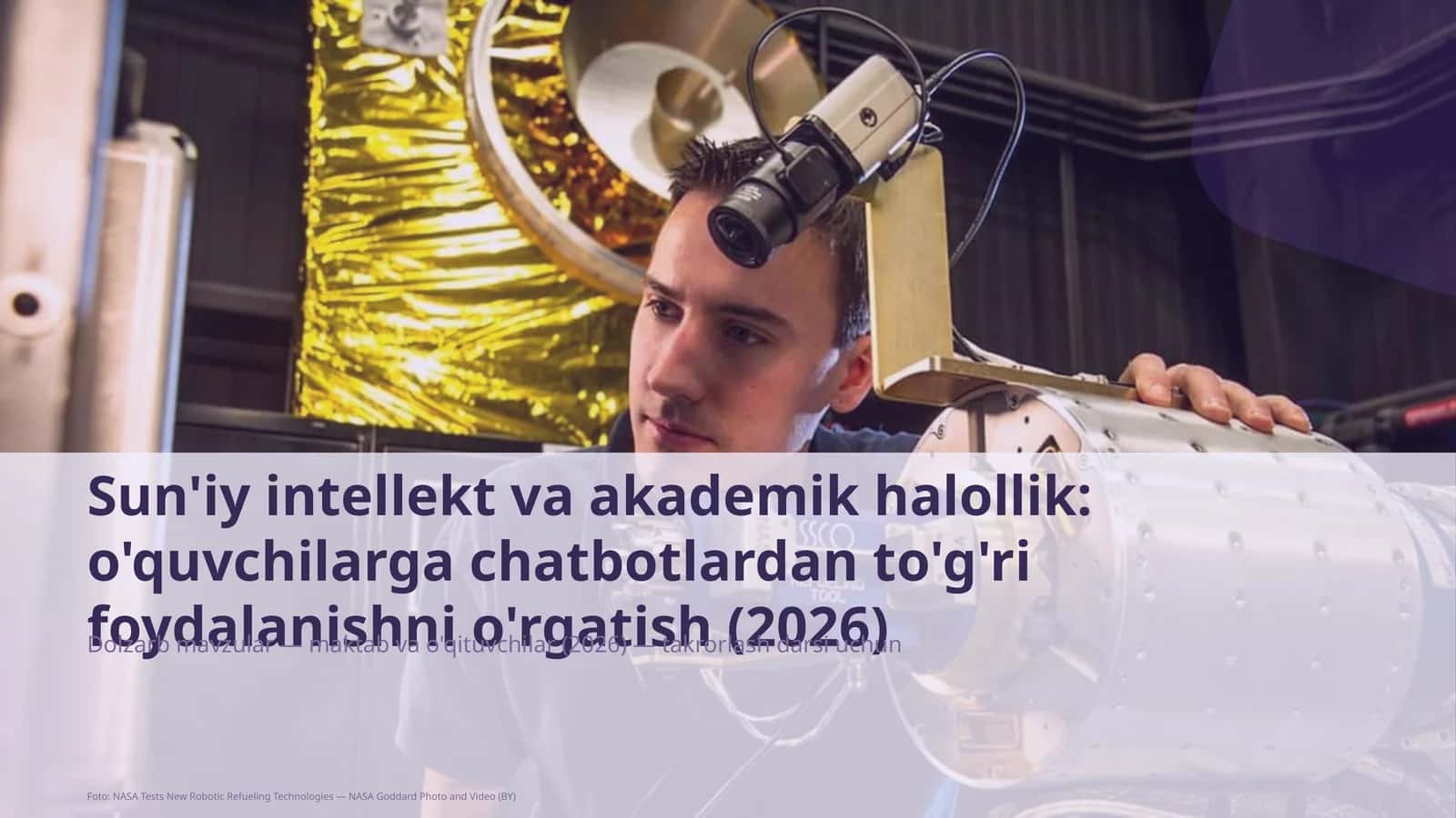 Sun'iy intellekt va akademik halollik 1