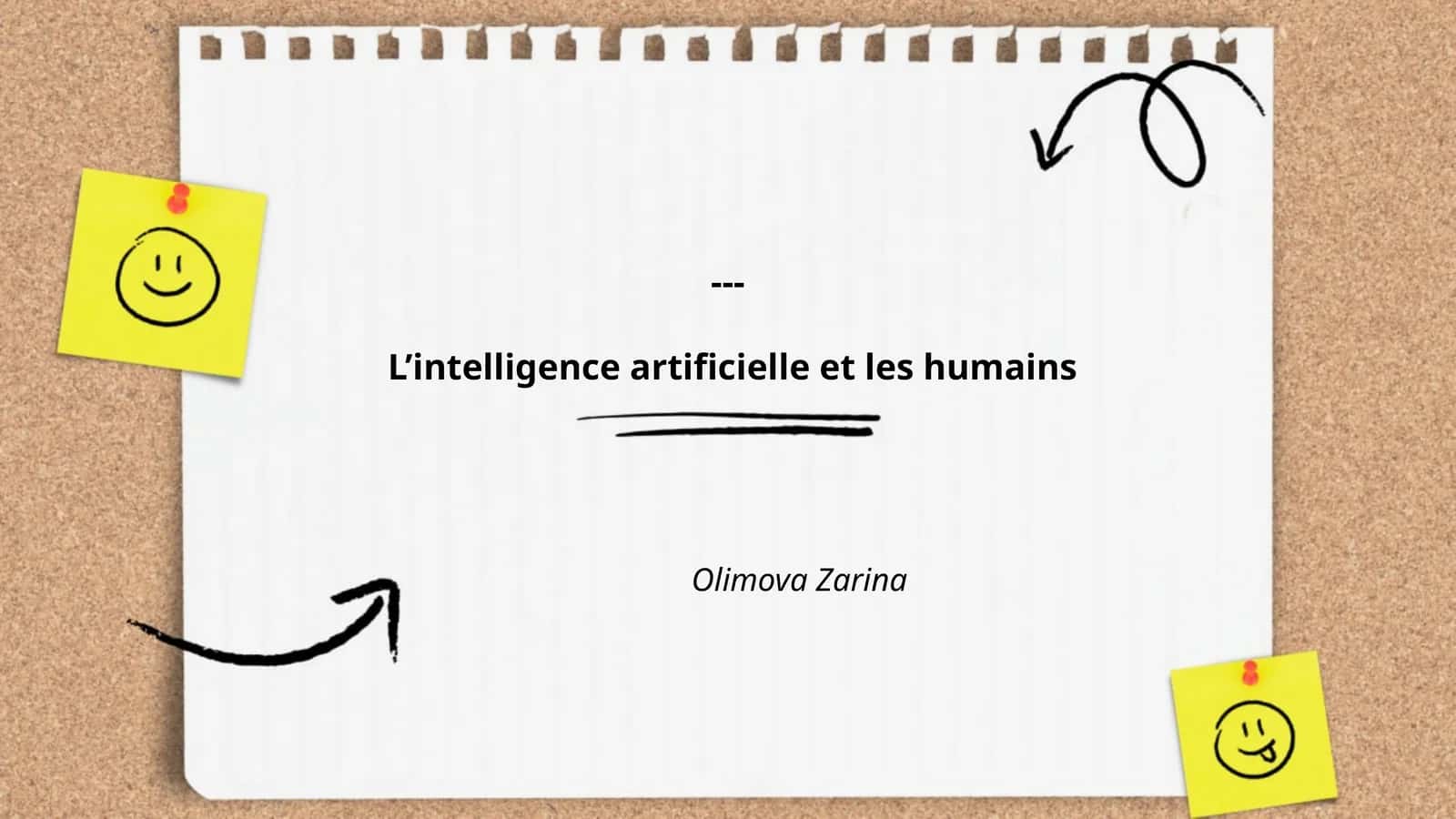 L'intelligence artificielle et les humains 1