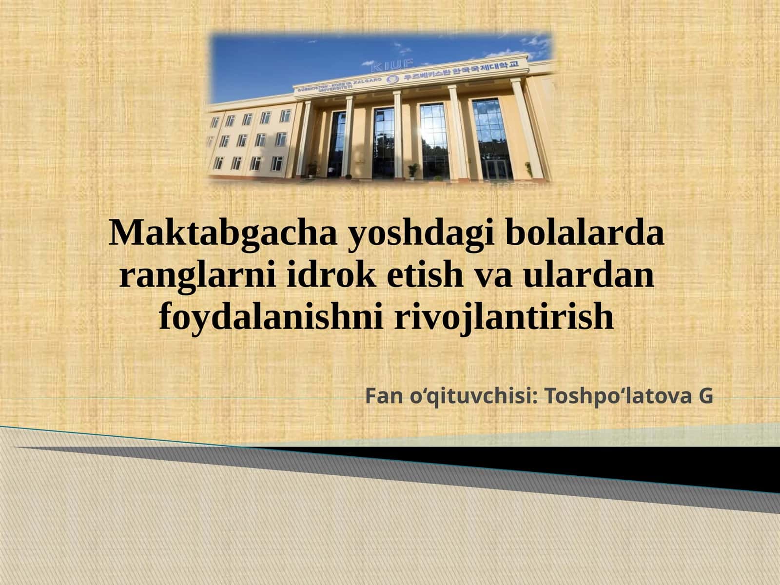 Bolalarda ranglarni idrok etish 1