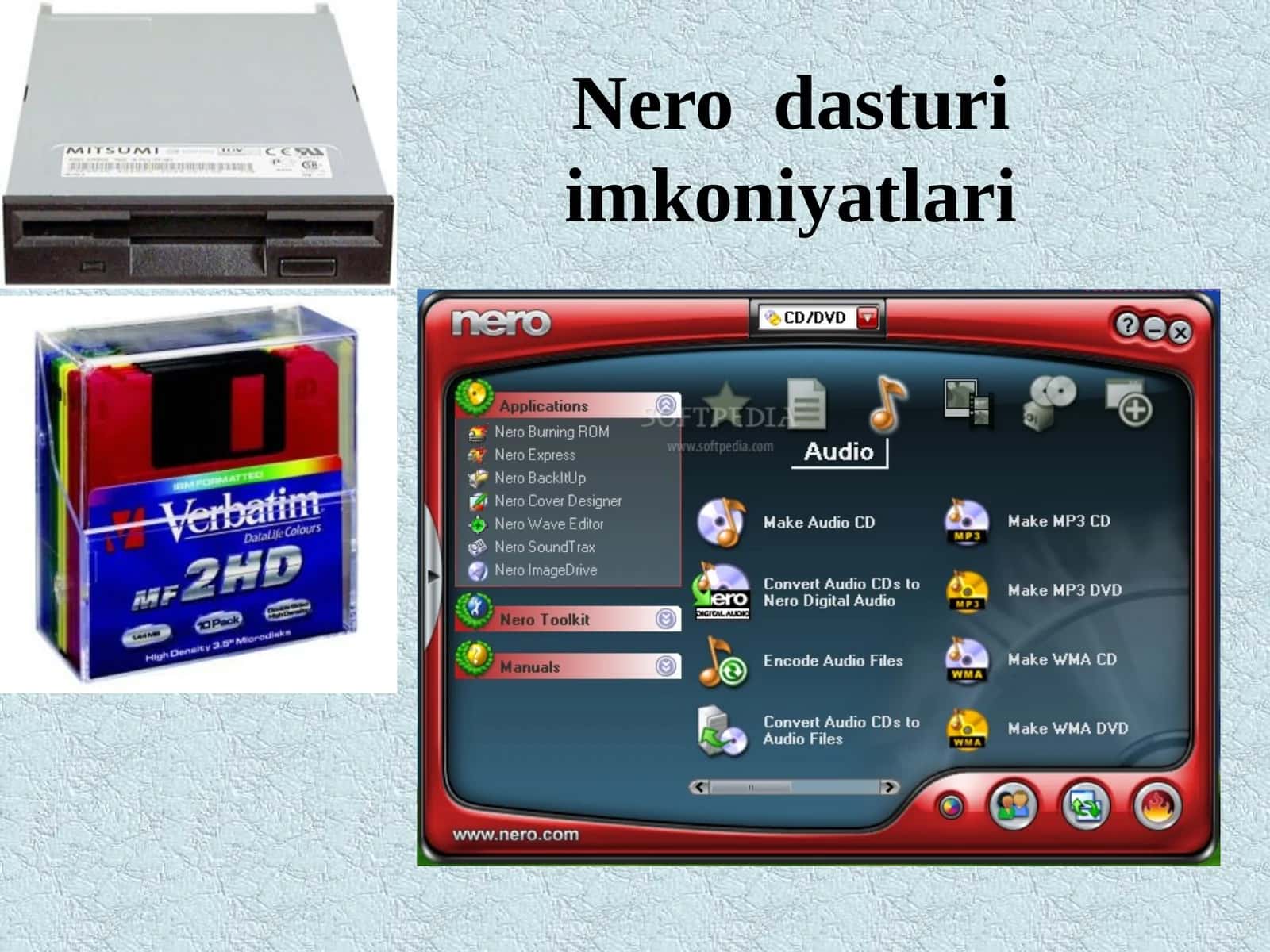 Nerodasturi imkoniyatlari 1