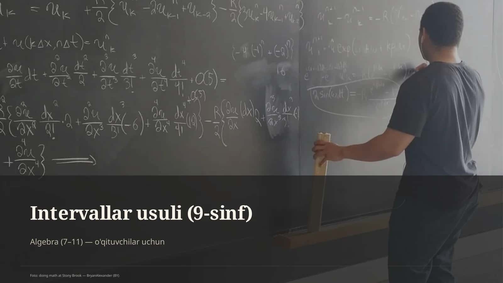 Intervallar usuli (9-sinf) 1