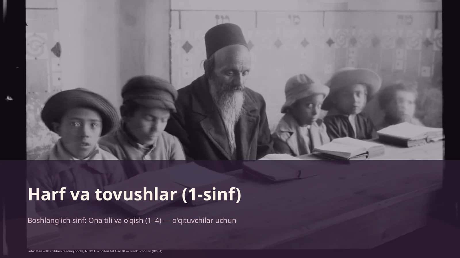 Harf va tovushlar (1-sinf) 1