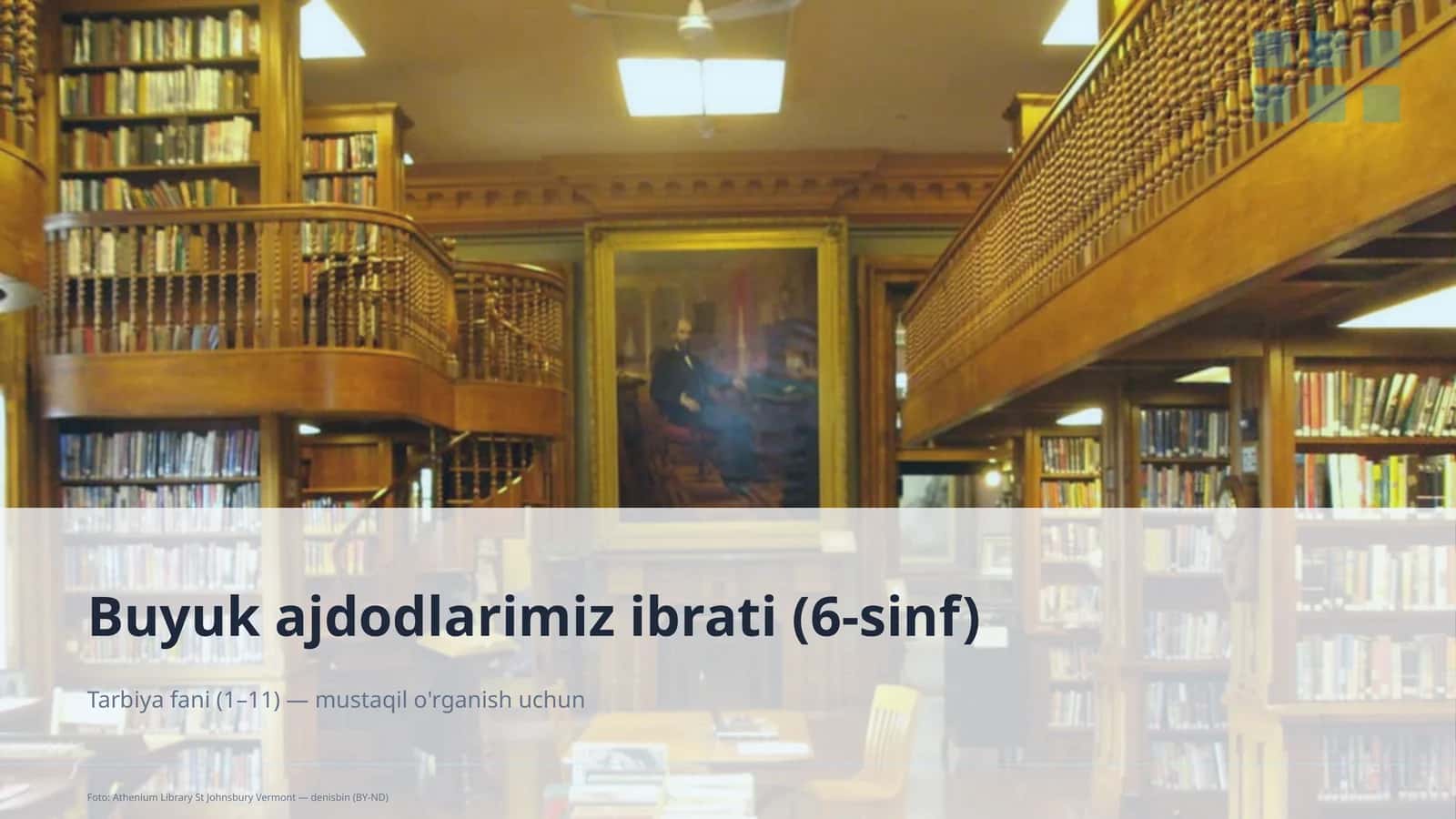 Buyuk ajdodlarimiz ibrati (6-sinf) 1