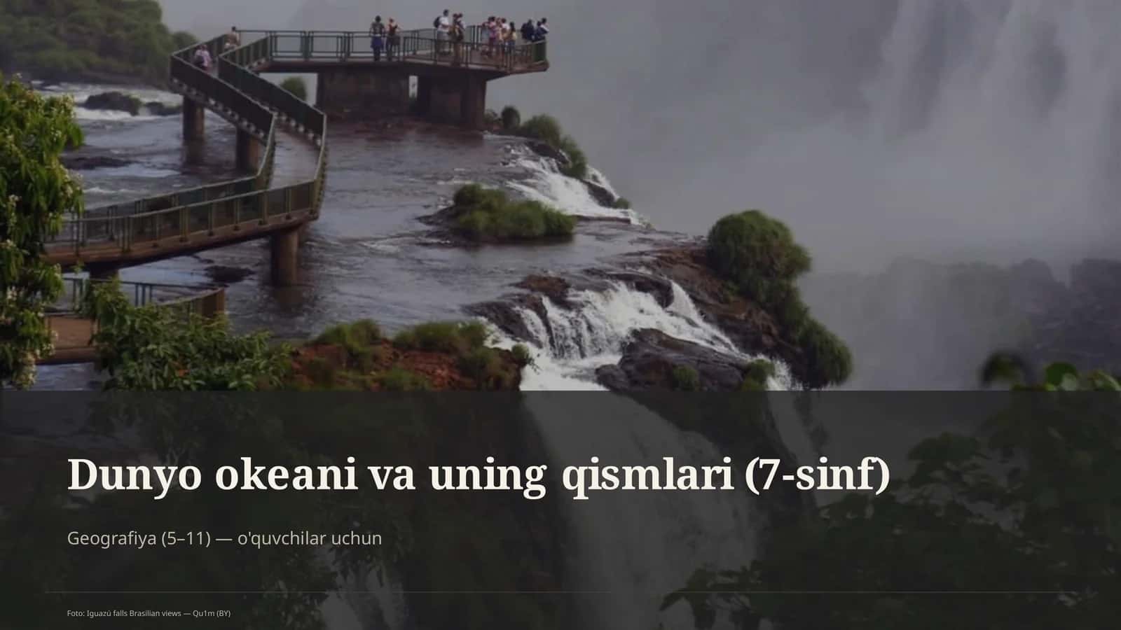 Dunyo okeani va uning qismlari (7-sinf) 1