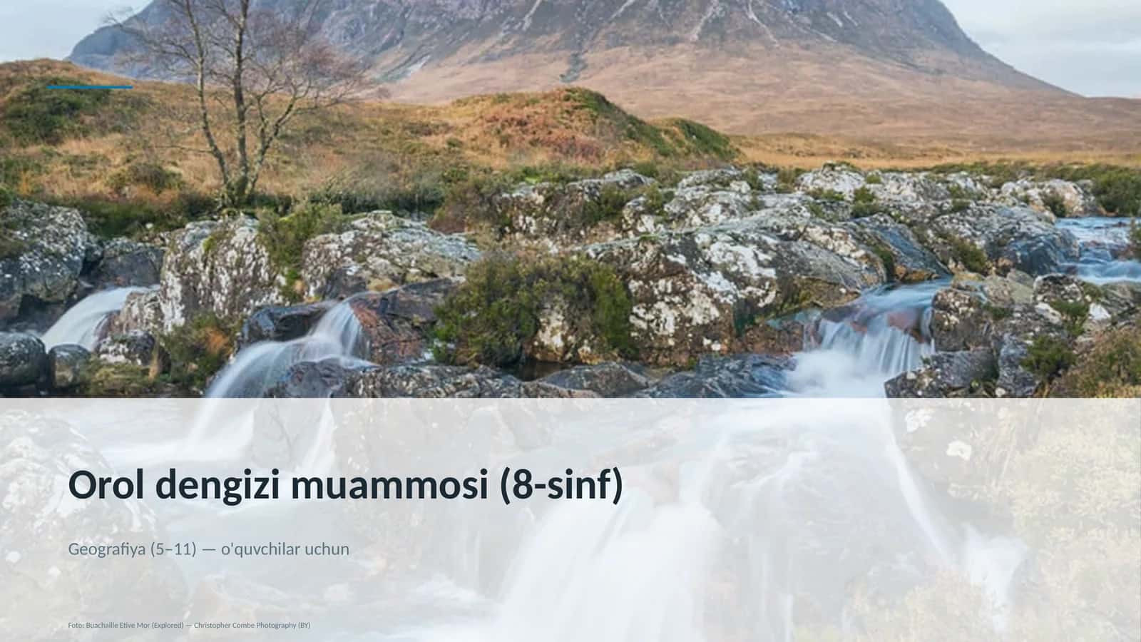 Orol dengizi muammosi (8-sinf) 1