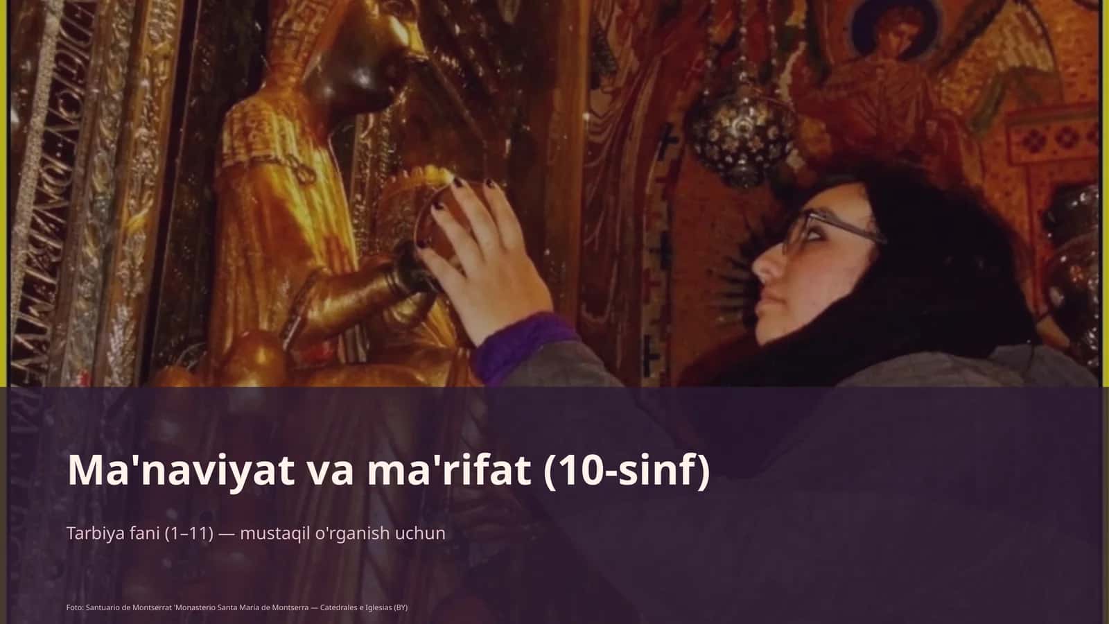Ma'naviyat va ma'rifat (10-sinf) 1