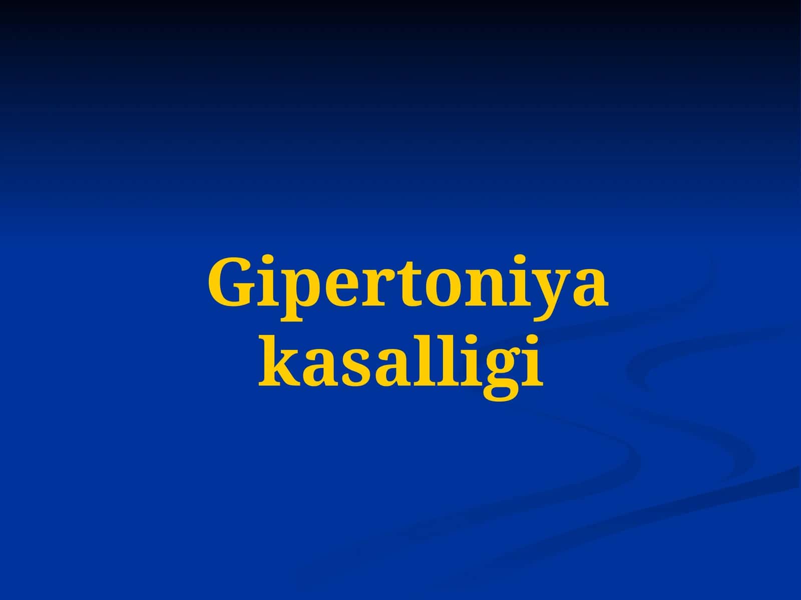 Gipertoniya kasalligi 1