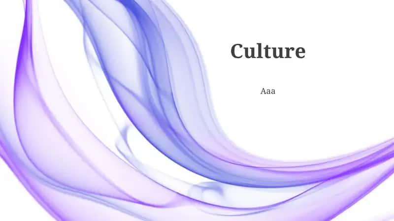 Defining Culture 1