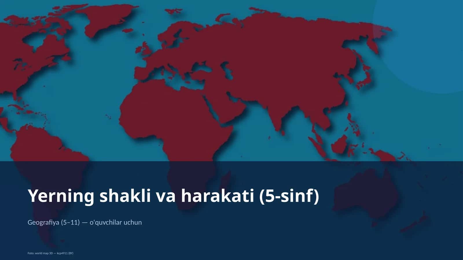 Yerning shakli va harakati (5-sinf) 1