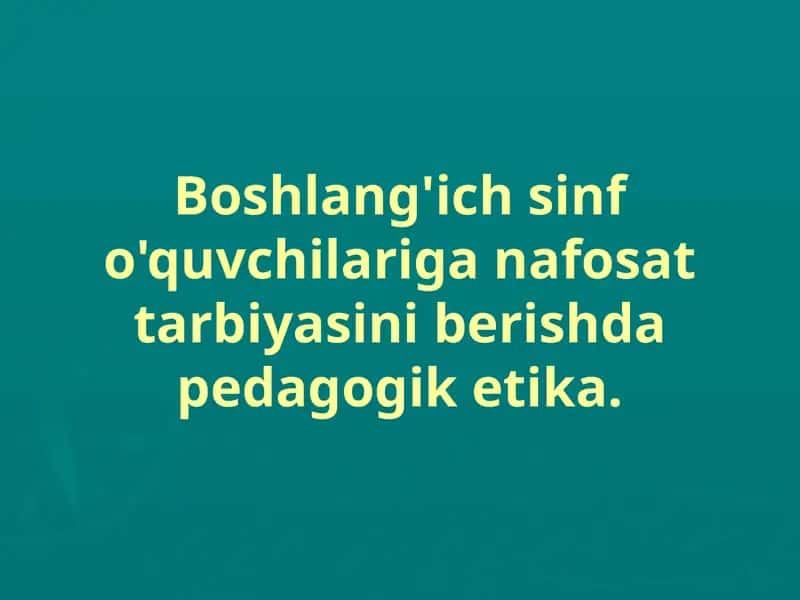 Nafosat Tarbiyasi 1