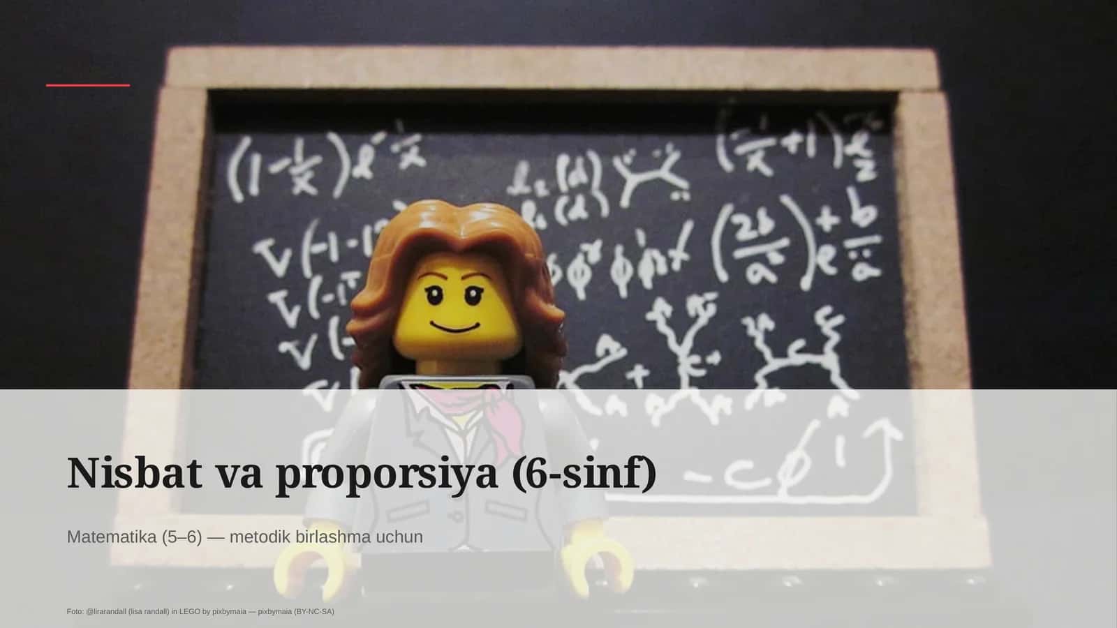 Nisbat va proporsiya (6-sinf) 1