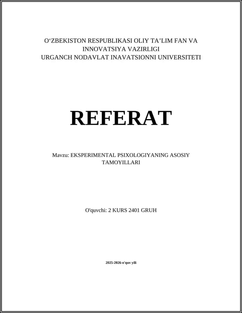 Eksperimental Psixologiya 1