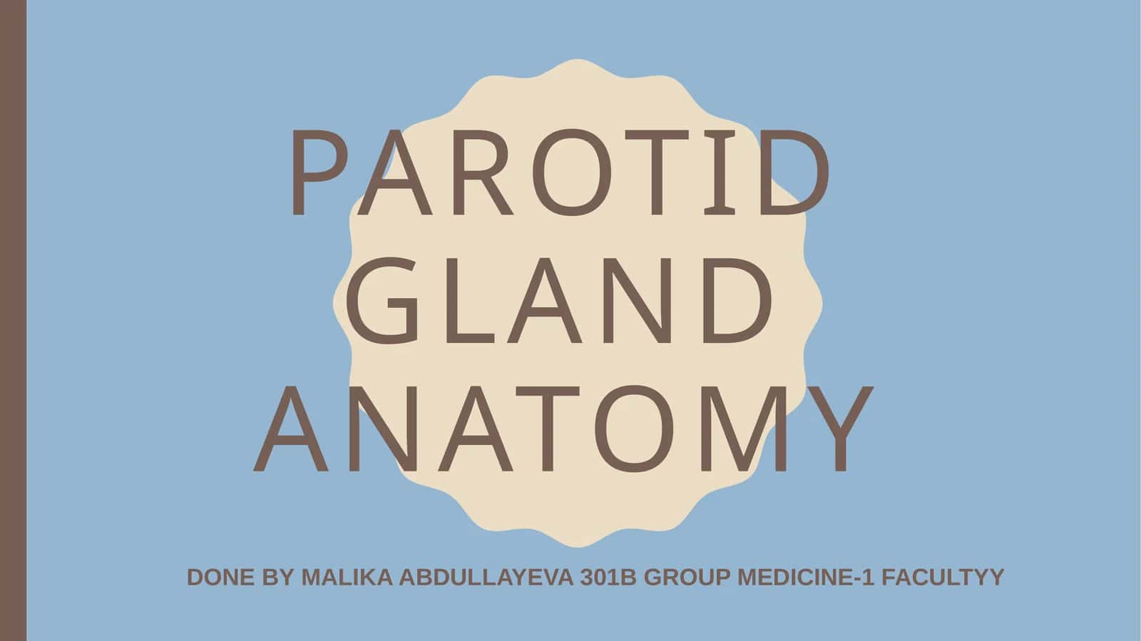 Parotid gland anatomy 1