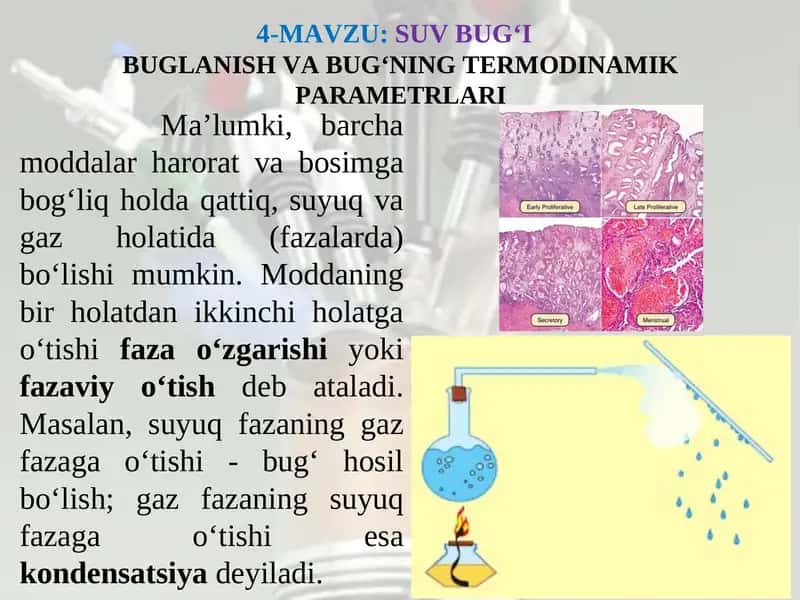 BUG‘LANISH VA BUG‘NING TERMODINAMIK PARAMETRLARI 1