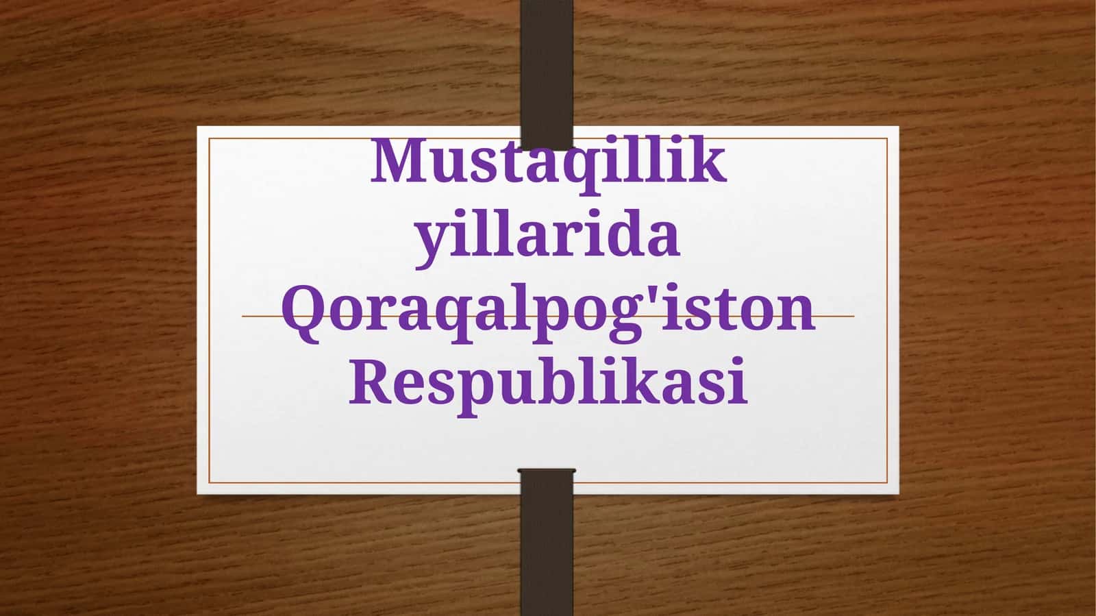 Qoraqalpog'iston Respublikasi 1