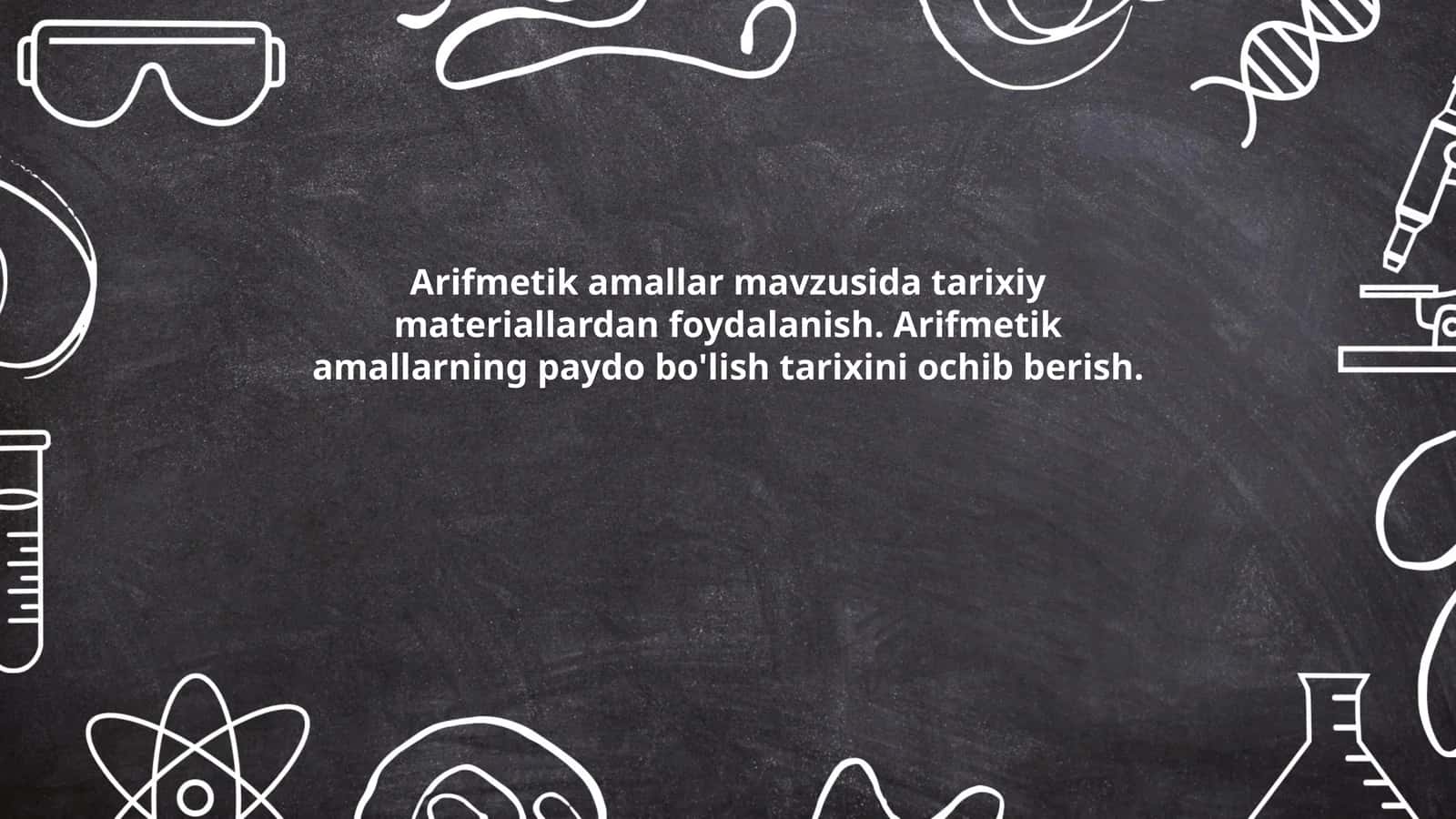 Arifmetik amallar 1