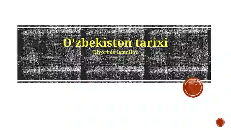 O'zbekiston tarixi