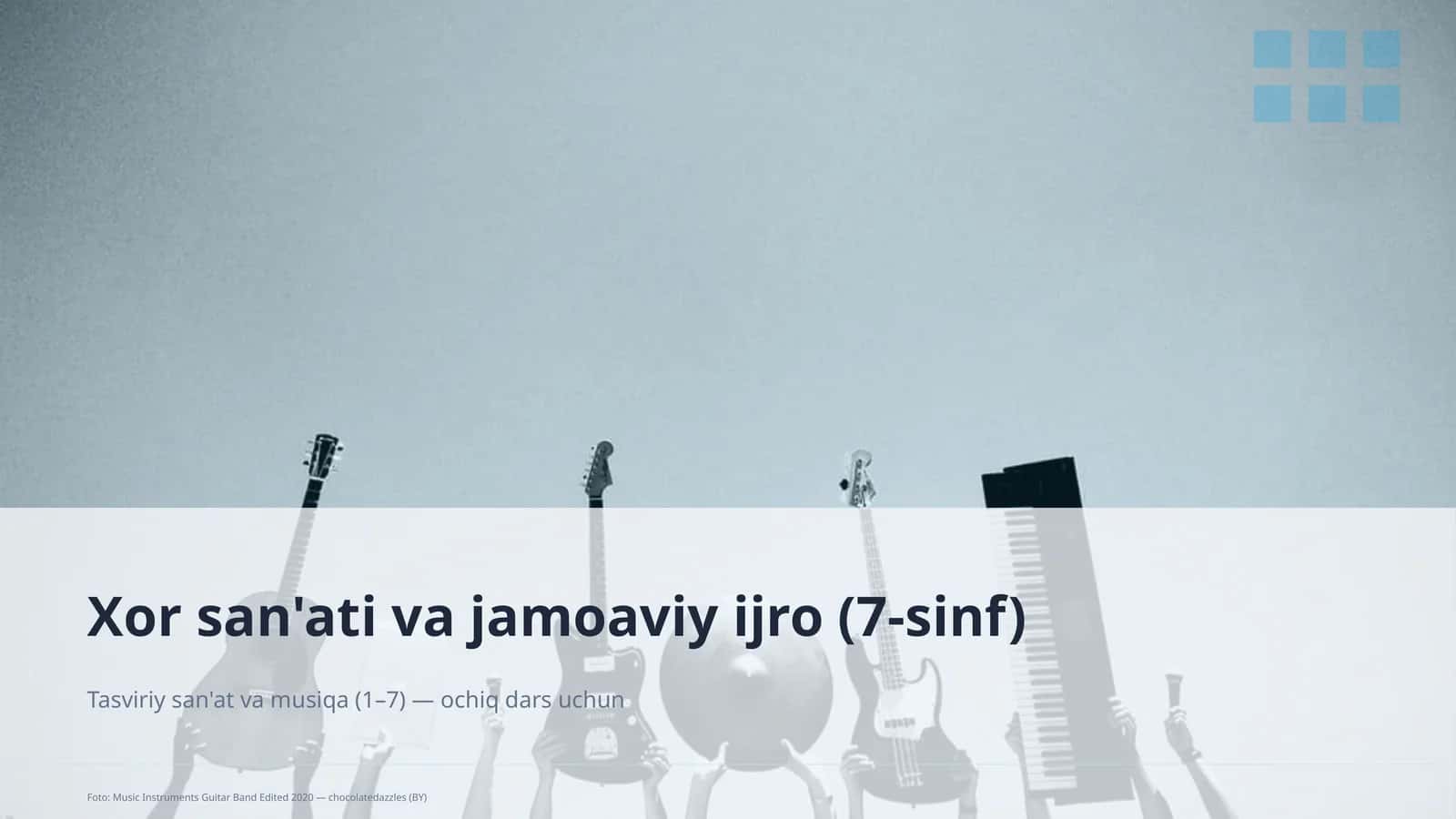 Xor san'ati va jamoaviy ijro (7-sinf) 1